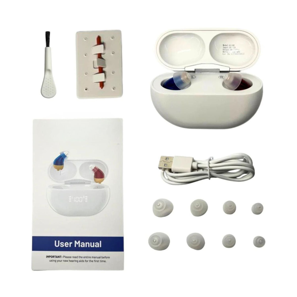 VoiceVivid® Micro CIC Smart Hearing (App Controlled)