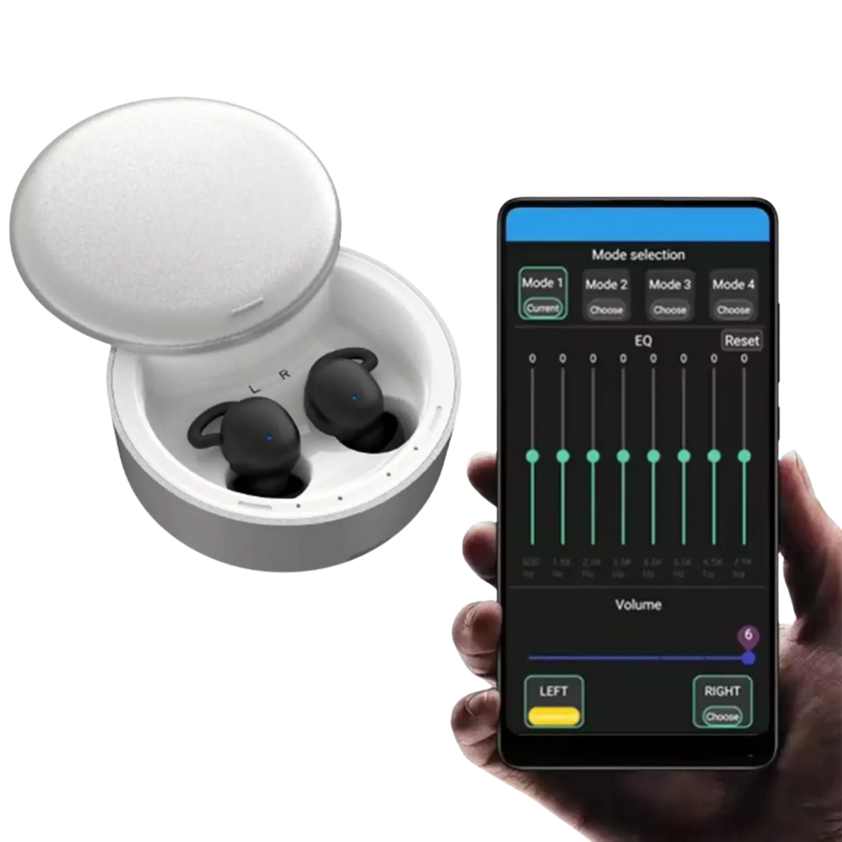 VoiceVivid™ ITE Stylish Smart Hearing (App Controlled)